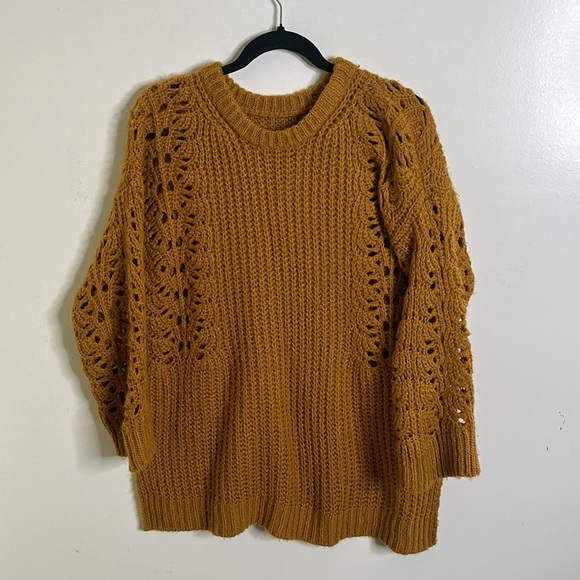 Anthropology pilcro mustard sweater size XS - Picture 3 of 16